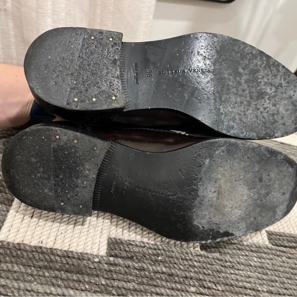 Bottega Veneta Leather Loafers Italy Brown Box Calf Dress Penny Prep Man Tailor - Picture 6 of 7